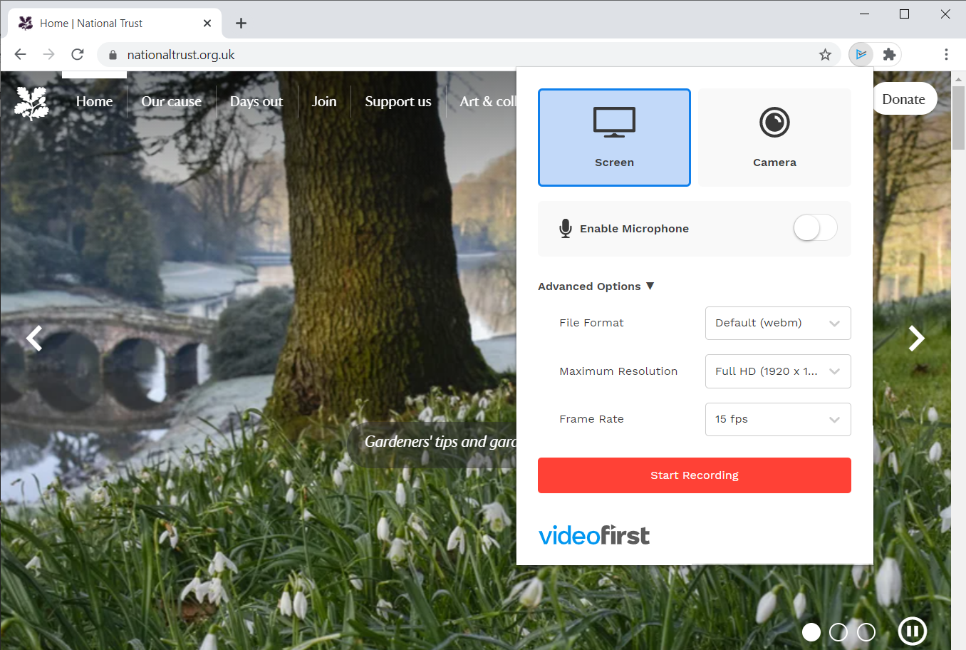 Video first for chrome 5
