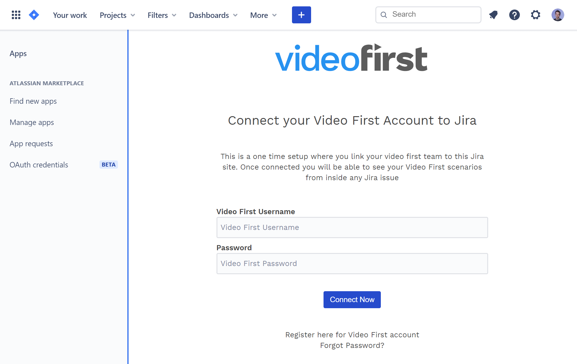 Video first for jira 5