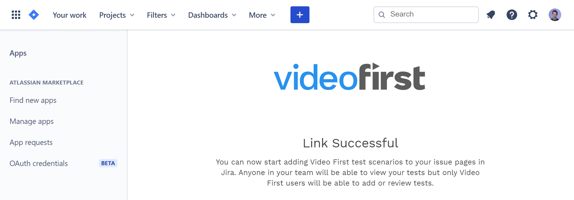 Video first for jira 6